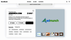 What Admunch.com website looked like in 2021 (3 years ago)