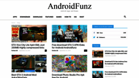What Androidfunz.com website looked like in 2021 (5 years ago)