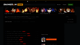 What Animeram.cc website looked like in 2021 (3 years ago)