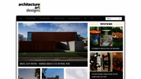 What Architectureartdesigns.com website looked like in 2021 (3 years ago)