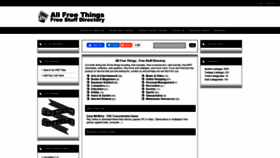 What Allfreethings.com website looked like in 2021 (3 years ago)