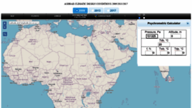 What Ashrae-meteo.info website looked like in 2021 (4 years ago)