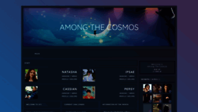 What Amongthecosmos.com website looked like in 2021 (3 years ago)