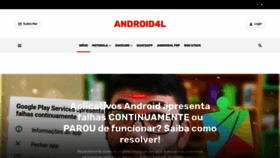 What Androidemloop.com.br website looked like in 2021 (3 years ago)