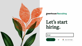 What App4.greenhouse.io website looked like in 2021 (3 years ago)