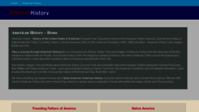 What American-history.net website looked like in 2021 (3 years ago)