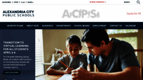 What Acpsk12.org website looked like in 2021 (3 years ago)