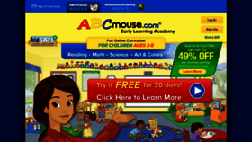 What Abcmouse.com website looked like in 2021 (3 years ago)