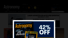 What Astronomy.com website looked like in 2021 (3 years ago)