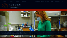 What Auburn.edu website looked like in 2021 (3 years ago)