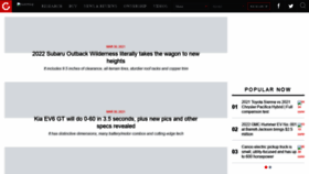 What Autoblog.com website looked like in 2021 (3 years ago)