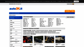What Auto24.lt website looked like in 2021 (3 years ago)