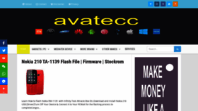 What Avatecc.com website looked like in 2021 (3 years ago)