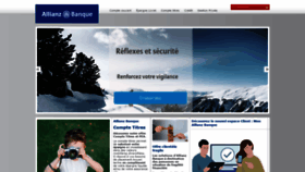 What Allianzbanque.fr website looked like in 2021 (3 years ago)