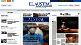 What Australtemuco.cl website looked like in 2021 (3 years ago)