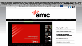 What Amic.media website looked like in 2021 (3 years ago)