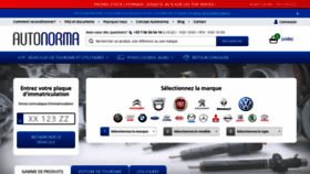 What Autonorma.fr website looked like in 2021 (3 years ago)