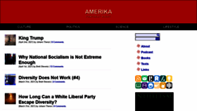 What Amerika.org website looked like in 2021 (3 years ago)