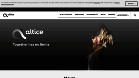 What Altice.pt website looked like in 2021 (3 years ago)