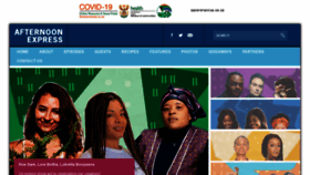 What Afternoonexpress.co.za website looked like in 2021 (3 years ago)