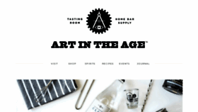 What Artintheage.com website looked like in 2021 (3 years ago)