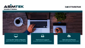 What Asimtek.co.uk website looked like in 2021 (3 years ago)