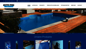 What Active-pool.de website looked like in 2021 (3 years ago)