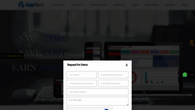 What Asiatech.in website looked like in 2021 (4 years ago)