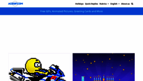 What Acegif.com website looked like in 2021 (5 years ago)