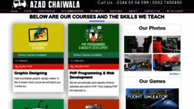 What Azadchaiwala.pk website looked like in 2021 (3 years ago)