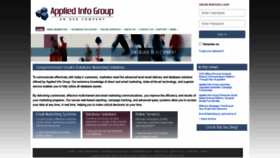 What Appliedinfogroup.com website looked like in 2021 (3 years ago)