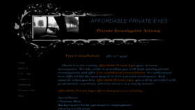 What Affordableprivateeyes.com website looked like in 2021 (3 years ago)