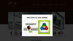 What Amaherbal.com website looked like in 2021 (3 years ago)