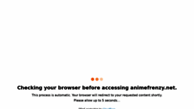 What Animefrenzy.net website looked like in 2021 (5 years ago)