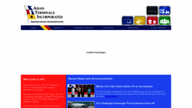 What Asianterminals.com.ph website looked like in 2021 (3 years ago)