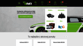 What Ahifi.sk website looked like in 2021 (3 years ago)