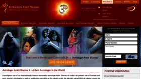 What Astrologerankitsharma.com website looked like in 2021 (3 years ago)