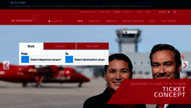 What Airgreenland.com website looked like in 2021 (3 years ago)
