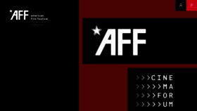 What Americanfilmfestival.pl website looked like in 2021 (3 years ago)