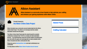 What Albionassistant.com website looked like in 2021 (3 years ago)