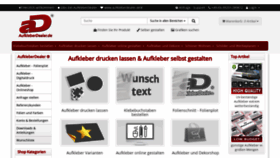 What Aufkleberdealer.de website looked like in 2021 (3 years ago)