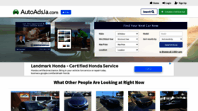 What Autoadsja.com website looked like in 2021 (3 years ago)