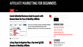 What Affiliatemarketingtrainings.org website looked like in 2021 (4 years ago)