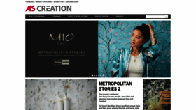 What As-creation.com website looked like in 2021 (3 years ago)