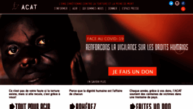 What Acatfrance.fr website looked like in 2021 (3 years ago)