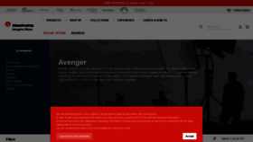 What Avenger-grip.us website looked like in 2021 (3 years ago)