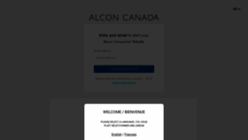 What Alconrewards.ca website looked like in 2021 (3 years ago)