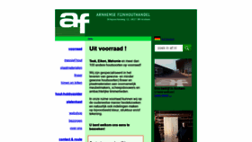 What Af.nl website looked like in 2021 (3 years ago)