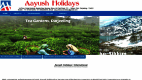 What Aayushholidays.co.in website looked like in 2021 (3 years ago)