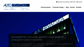 What Autohrvatska.hr website looked like in 2021 (3 years ago)
